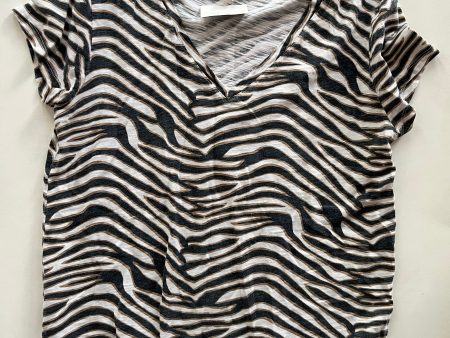 Top Short Sleeve By Dylan In Animal Print, Size: S Online now