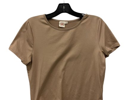 Top Short Sleeve Basic By Clothes Mentor In Brown, Size: M Fashion