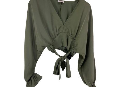 Top Long Sleeve By Pink Lily In Green, Size: S Online Sale