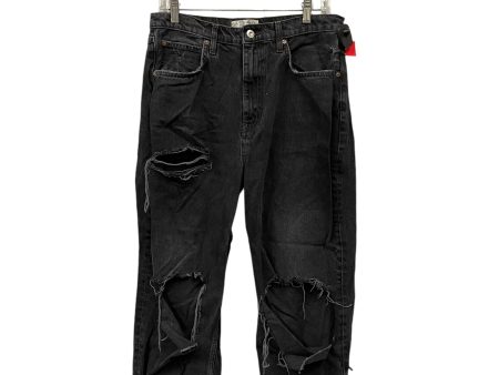 Jeans Boyfriend By We The Free In Black Denim, Size: 12 Online now