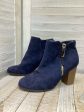 Boots Ankle Heels By Apt 9 In Blue, Size: 9 For Cheap