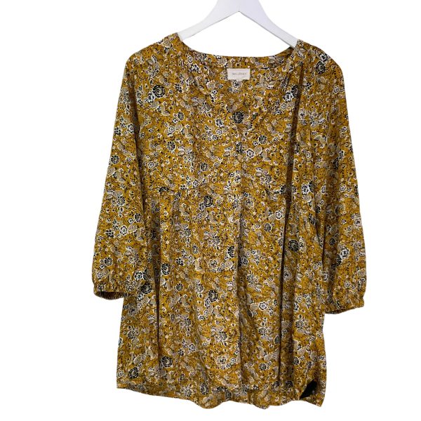 Top Long Sleeve By Melloday In Yellow, Size: L Discount