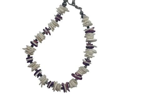 BRACELET BEADED by    CLOTHES MENTOR In PURPLE & WHITE Online