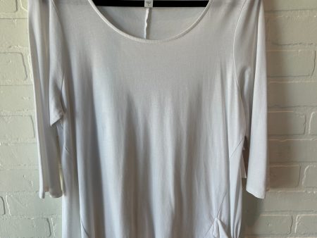 Top 3 4 Sleeve Basic By Pure Jill In White, Size: L For Sale