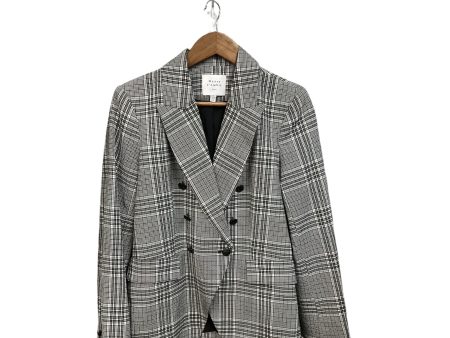 Blazer By Clothes Mentor In Black & White, Size: M on Sale