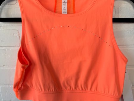 Athletic Bra By Lululemon In Orange, Size: M Cheap