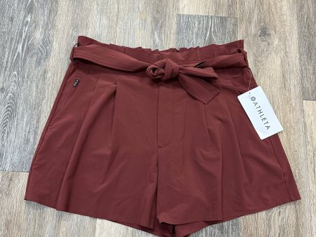 Athletic Shorts By Athleta In Red, Size: 12 Online Hot Sale