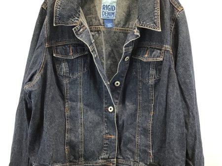 Jacket Denim By Clothes Mentor In Blue, Size: 26 Cheap