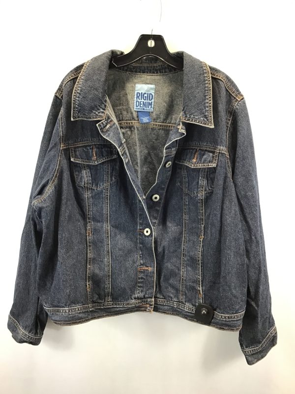 Jacket Denim By Clothes Mentor In Blue, Size: 26 Cheap