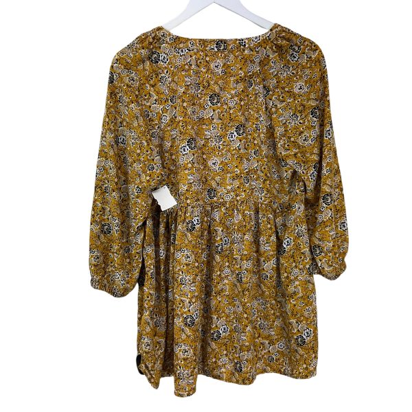 Top Long Sleeve By Melloday In Yellow, Size: L Discount