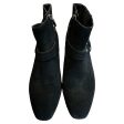 Boots Ankle Flats By Clothes Mentor In Black, Size: 7.5 Discount