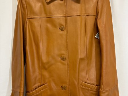 Jacket Leather By Preston And New York In Brown, Size: M For Discount