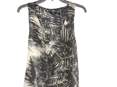 Top Sleeveless By Theory In Black & Cream, Size: M on Sale