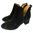 Boots Ankle Flats By Franco Sarto In Black, Size: 7 Supply