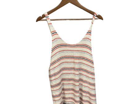 Top Sleeveless By Free People In Striped Pattern, Size: M Cheap