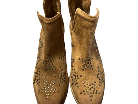 Boots Ankle Heels By Diba In Brown, Size: 6 Fashion