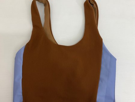 Athletic Bra By Beach Riot In Blue & Brown, Size: S Fashion