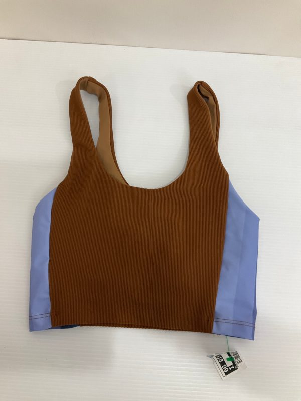 Athletic Bra By Beach Riot In Blue & Brown, Size: S Fashion