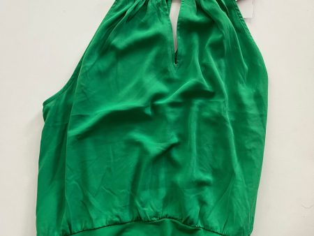 Blouse Sleeveless By Limited In Green, Size: M Online Sale