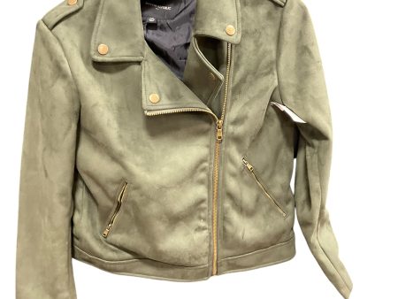 Jacket Moto By Banana Republic In Green, Size: Xs Cheap