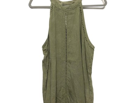 Top Sleeveless By Cloth And Stone In Green, Size: L Cheap