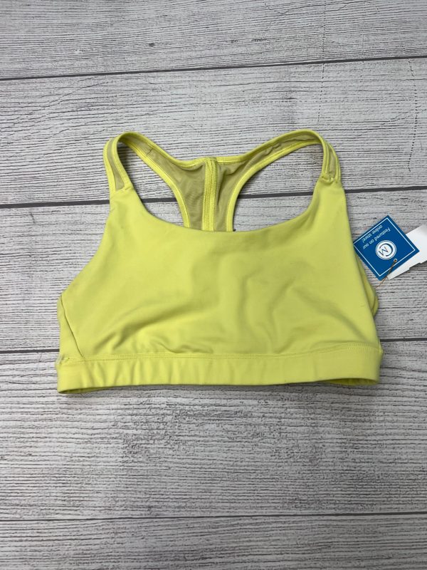 Athletic Bra By Athleta In Yellow, Size: M Sale