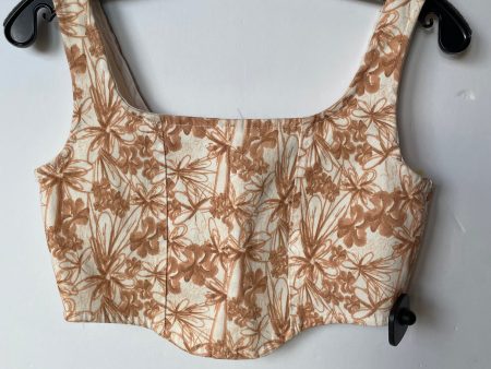 Top Sleeveless By Pretty Little Thing In Brown, Size: 10 on Sale