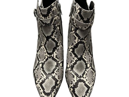 Boots Ankle Heels By Circus By Sam Edelman In Snakeskin Print, Size: 10 Hot on Sale