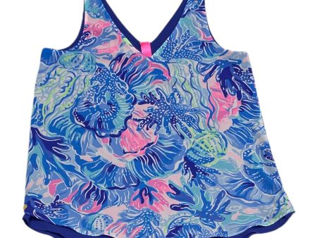 Top Sleeveless Designer By Lilly Pulitzer In Multi-colored, Size: Xs For Sale