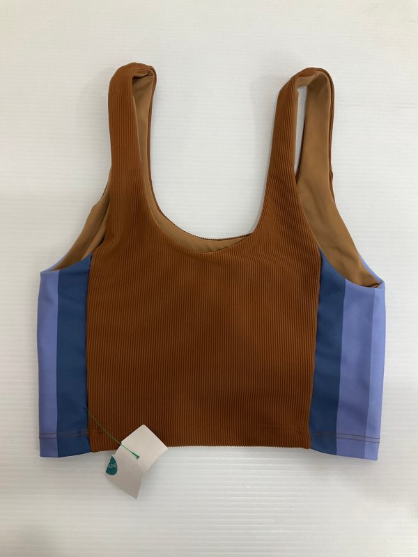 Athletic Bra By Beach Riot In Blue & Brown, Size: S Fashion