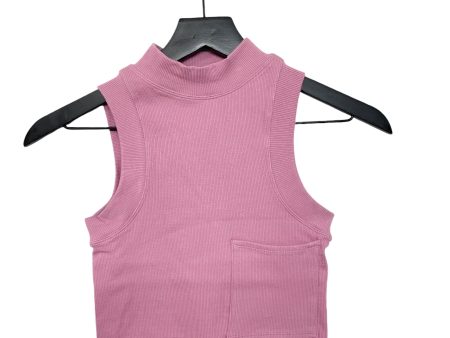 Top Sleeveless By Clothes Mentor In Pink, Size: Os For Cheap