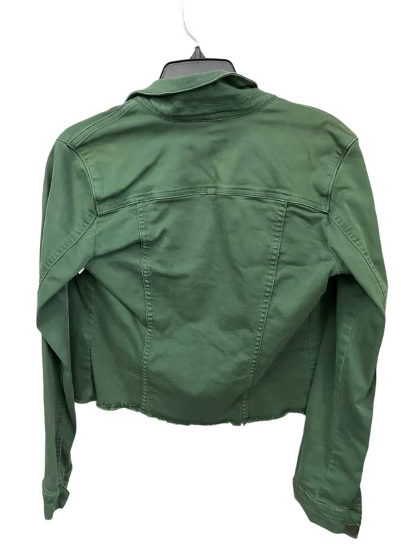 Jacket Denim By Kut In Green Denim, Size: Xs Hot on Sale