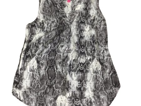 Top Sleeveless By Vince Camuto In Snakeskin Print, Size: S Online Hot Sale