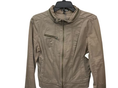 Jacket Utility By Express In Tan, Size: S Online