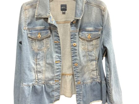 Jacket Denim By J. Jill In Blue Denim, Size: 6 Sale