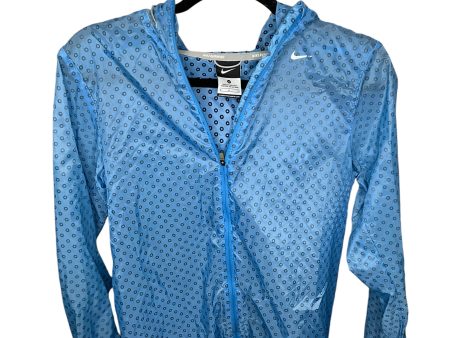 Athletic Jacket By Nike In Blue, Size: S Sale