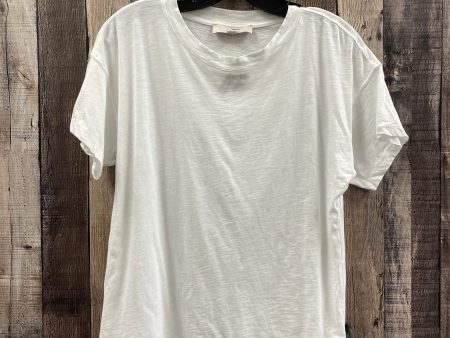 Top Short Sleeve Basic By Loft In White, Size: Xs Online