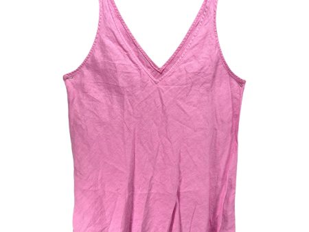 Florin Linen Top Sleeveless Designer By Lilly Pulitzer In Lilac Rose, Size: XS Online