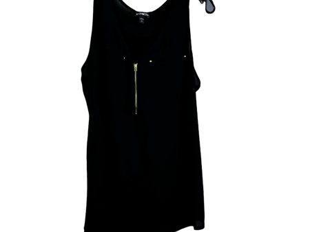 Top Sleeveless By Express In Black, Size: L Fashion