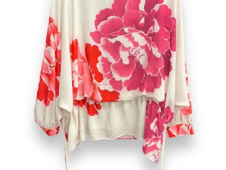 Top 3 4 Sleeve By Clothes Mentor In Floral Print, Size: L Online Sale