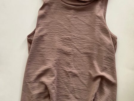 Blouse Sleeveless By Tres Bien In Taupe, Size: M For Sale