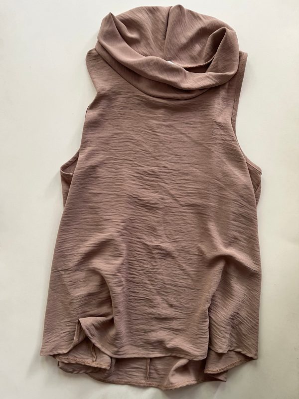 Blouse Sleeveless By Tres Bien In Taupe, Size: M For Sale