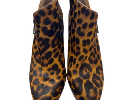 Boots Ankle Flats By 1.state In Animal Print, Size: 8.5 Hot on Sale