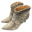 Boots Ankle Heels By Express In Snakeskin Print, Size: 9 For Sale