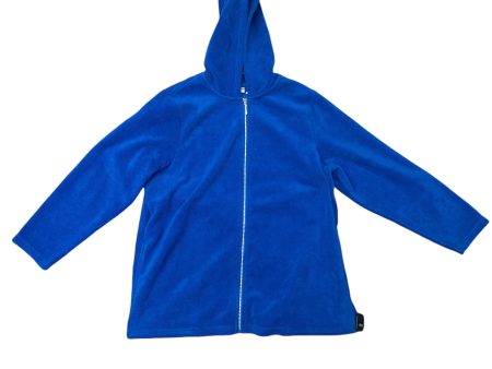 Athletic Fleece By Quaker Factory In Blue, Size: 1x Discount