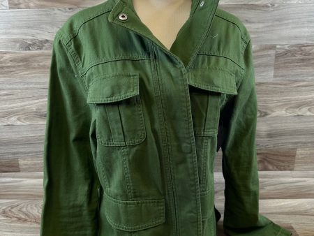 Jacket Denim By Clothes Mentor In Green, Size: Xl on Sale