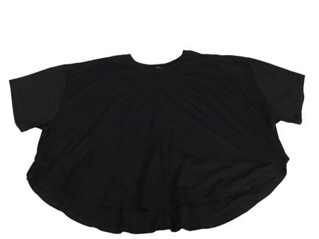 Top Short Sleeve Basic By Double Zero In Black, Size: L Online Hot Sale