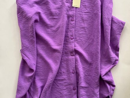 Blouse Sleeveless By Jodifl In Purple, Size: S Sale