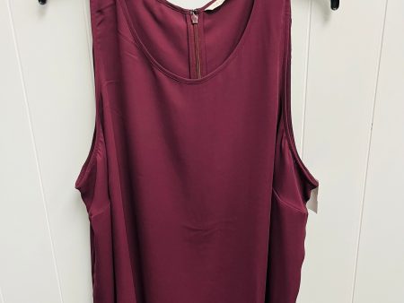 Top Sleeveless By Soft Surroundings In Purple, Size: 1x on Sale