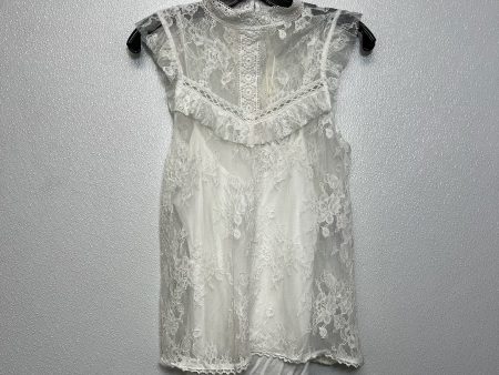 Top Sleeveless By Black Swan In Ivory, Size: Xs For Discount